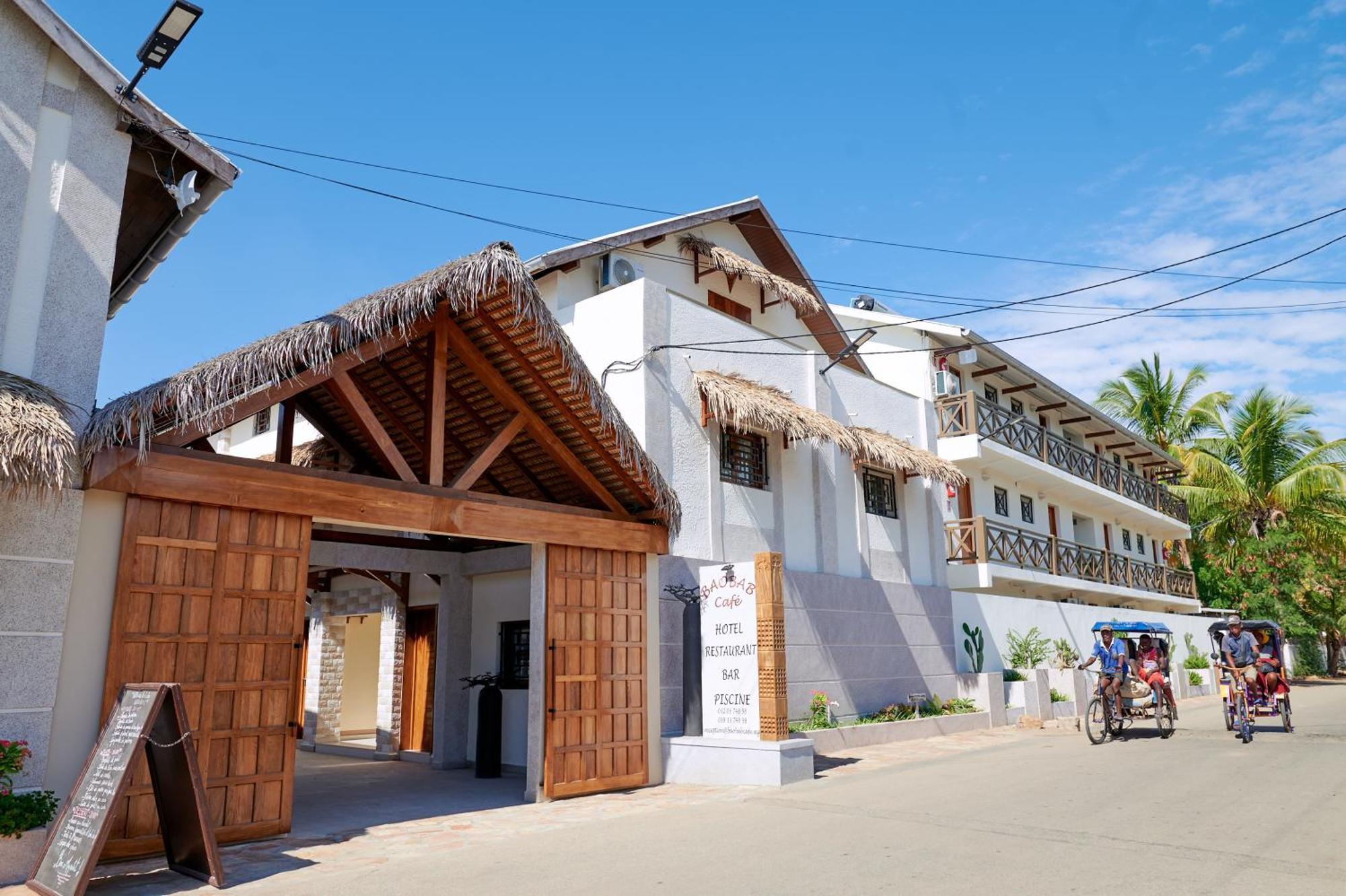 Hotel Baobab Cafe Morondava Eksteriør bilde